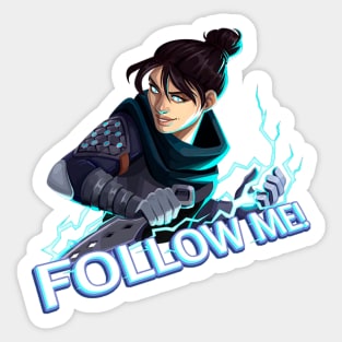 Wraith - Follow Me Sticker